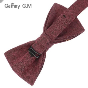 Κοστούμια μόδας Βαμβακερό παπιγιόν για άνδρες Casual print παπιγιόν για γάμο Γραβάτα για ενήλικες Gravatas Slim Masculina Cravats Neckwear
