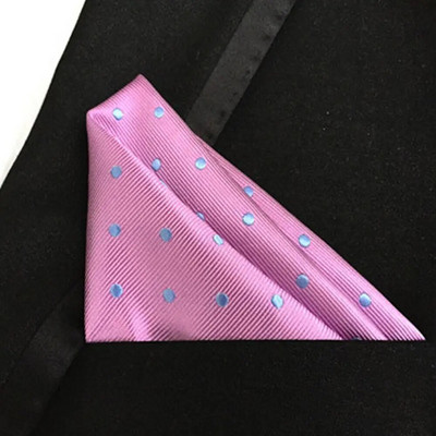 25*25 cm-es férfi vintage pöttyös selyem zsebkendő, négyszögletes, divatos férfi zsebkendő esküvői mellkastörölköző