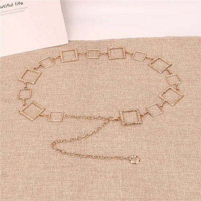 Metalni lanac Ženski remen Zlatno Srebrni lanac oko struka Haljina Traperice Cool Girls Lady pojas Dodaci Lanac oko tijela Moda Novo