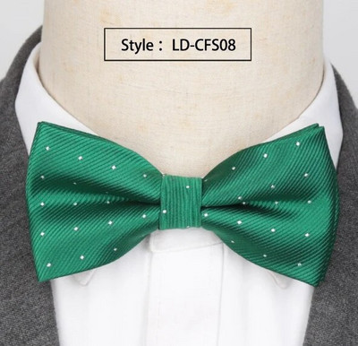 Vīriešu tauriņš Modes tauriņš Gravata ballīte Kāzu tauriņš zēniem Meitenes Candy Krāsa Punktu raksts Bowknot Aksesuāri Kaklasaite