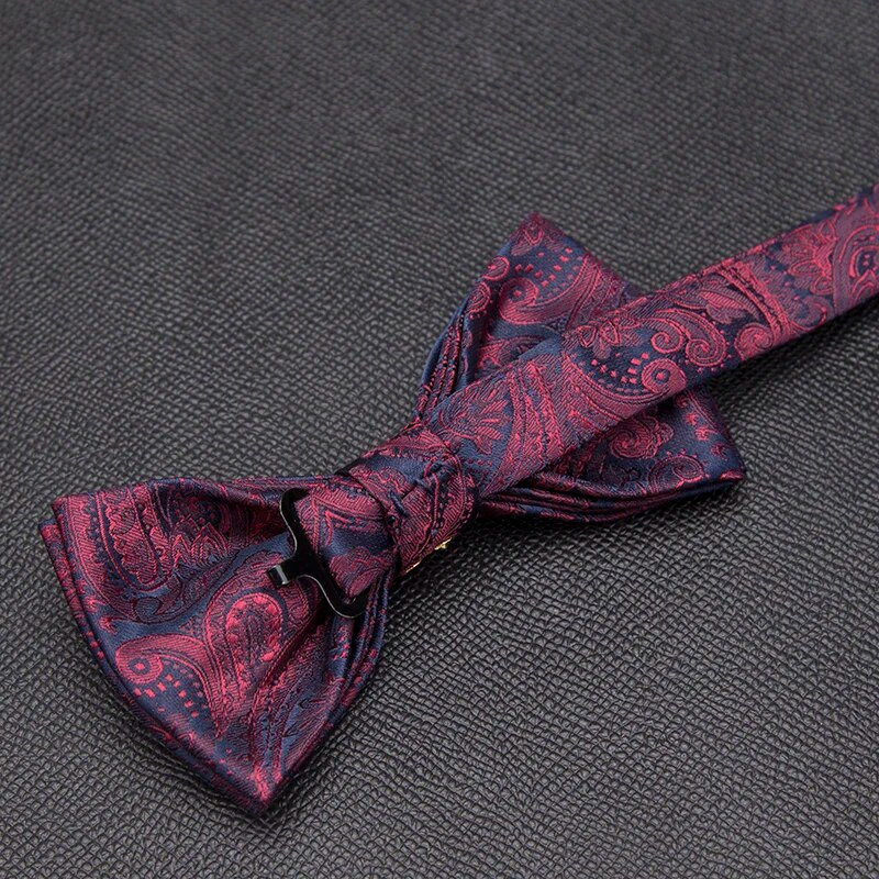 Férfi Luxus csokornyakkendő Vőlegény Férfi Csíkos kockás Cravat Gravata Divat Pillangó Esküvői Csokornyakkendők Férfi Kiegészítők Ajándék Nyakkendő