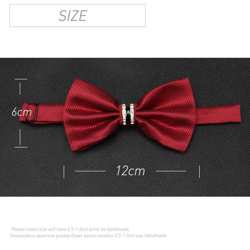 Férfi Luxus csokornyakkendő Vőlegény Férfi Csíkos kockás Cravat Gravata Divat Pillangó Esküvői Csokornyakkendők Férfi Kiegészítők Ajándék Nyakkendő