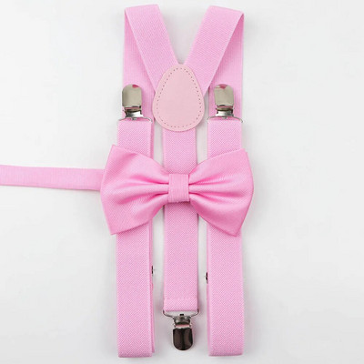 Muški Soild Šareni tregeri Komplet leptir-mašne od poliestera Unikatne Y-naramenice Leptir leptir-mašna Podesivi dodatak Mašna visoke kvalitete