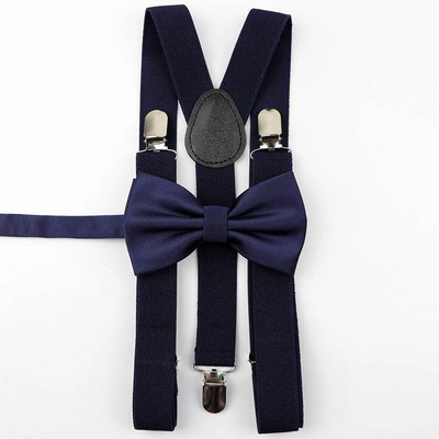 Muški Soild Šareni tregeri Komplet leptir-mašne od poliestera Unikatne Y-naramenice Leptir leptir-mašna Podesivi dodatak Mašna visoke kvalitete