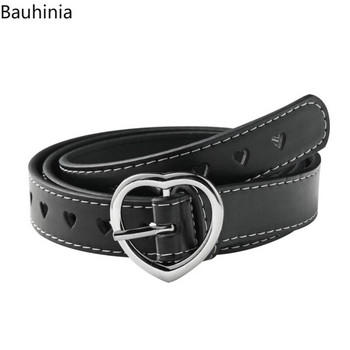 Ζώνη μόδας Bauhinia New Style Love Buckle 110*2,3cm Κόκκινο/Μαύρο/Λευκό/Καφέ/Camel Ζώνη με καρφίτσα με καρφίτσα