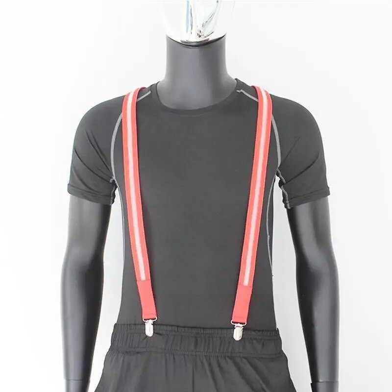 Svjetleća muška Led naramenica s leptir mašnom savršena za kostim na glazbenom festivalu Led osvijetljena naramenica E0c9