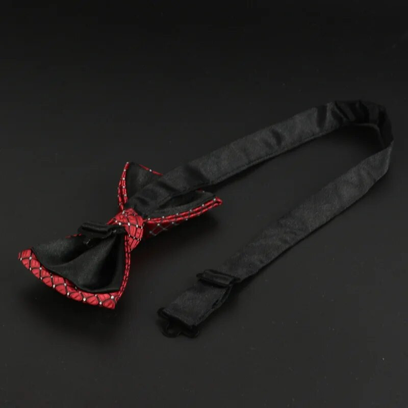 1 gab. Modes vīriešu britu korejiešu strīpaina poliestera tauriņš, ikdienas viena slāņa tauriņš