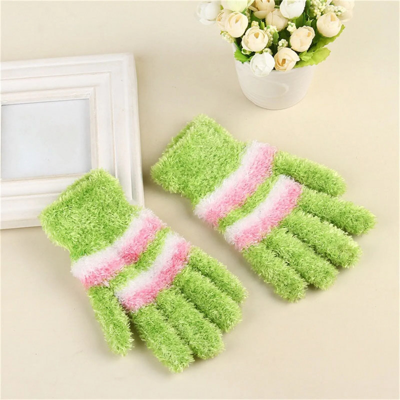 Talvised uued naiste sõrmedeta kootud soojad poolsõrmevillased kindad