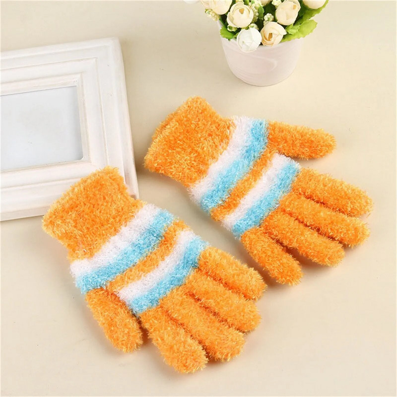 Talvised uued naiste sõrmedeta kootud soojad poolsõrmevillased kindad