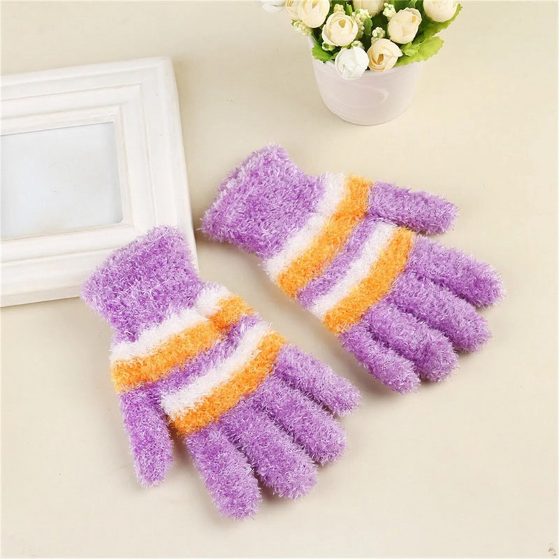 Talvised uued naiste sõrmedeta kootud soojad poolsõrmevillased kindad