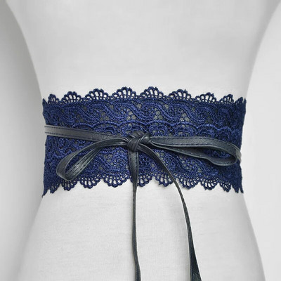 Piesienama sieviešu kleita jostasvieta Sieviešu bantīte mežģīņu josta plata korsetes josta Sieviešu vidukļa josta Boho jostas jostas dekoratīvā mode