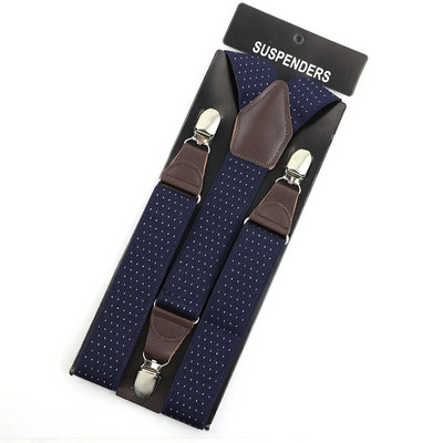 Klasszikus, 3,5 cm széles, széles férfi szártartók színes férfi napi Y-hátú merevítő öv csokornyakkendő, állítható kiegészítő kiváló minőségű