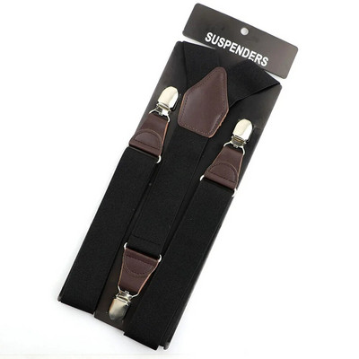 Klasszikus, 3,5 cm széles, széles férfi szártartók színes férfi napi Y-hátú merevítő öv csokornyakkendő, állítható kiegészítő kiváló minőségű