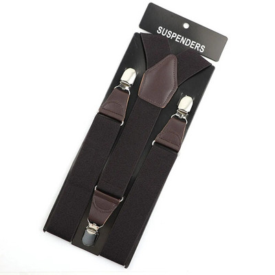 Klasszikus, 3,5 cm széles, széles férfi szártartók színes férfi napi Y-hátú merevítő öv csokornyakkendő, állítható kiegészítő kiváló minőségű