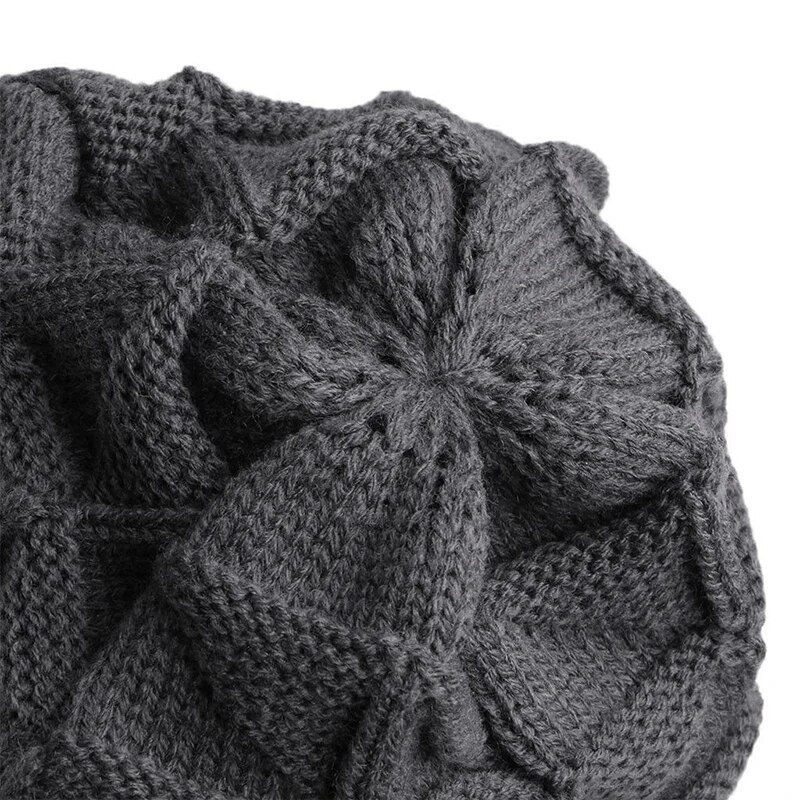 2022. Zimska pletena kapa za žene Vrećaste šuškave kape Kape Topla kapa na otvorenom Ženska kapa za skijanje na snijegu Tople vunene kape