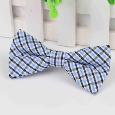 Új stílusú kockás gyerekek csokornyakkendő pamut gyerek csokor baba gyerek klasszikus kisállat kutya macska csíkos pillangó gyermek csokornyakkendő