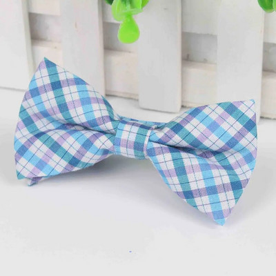Új stílusú kockás gyerekek csokornyakkendő pamut gyerek csokor baba gyerek klasszikus kisállat kutya macska csíkos pillangó gyermek csokornyakkendő