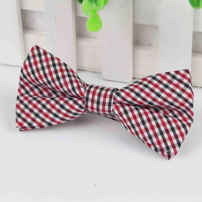 Új stílusú kockás gyerekek csokornyakkendő pamut gyerek csokor baba gyerek klasszikus kisállat kutya macska csíkos pillangó gyermek csokornyakkendő