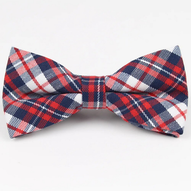 Új stílusú kockás gyerekek csokornyakkendő pamut gyerek csokor baba gyerek klasszikus kisállat kutya macska csíkos pillangó gyermek csokornyakkendő