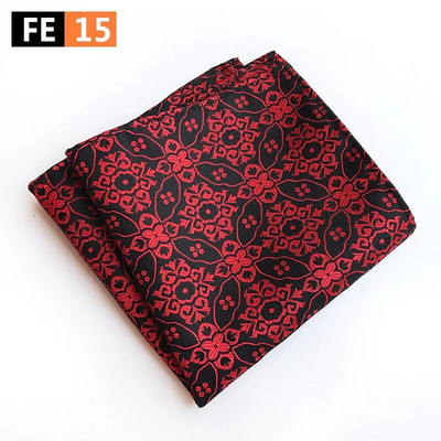 Klasszikus 25*25 cm-es férfi öltönyök zseb négyzetes esküvői divat Paisley zsebkendő Fesztivál Ajándék férfinak
