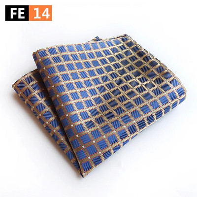 Klasszikus 25*25 cm-es férfi öltönyök zseb négyzetes esküvői divat Paisley zsebkendő Fesztivál Ajándék férfinak