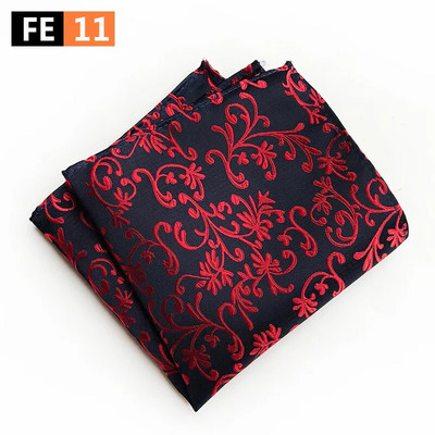 Klasszikus 25*25 cm-es férfi öltönyök zseb négyzetes esküvői divat Paisley zsebkendő Fesztivál Ajándék férfinak