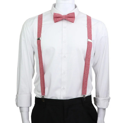 100% pamuk Elastične kožne naramenice Komplet leptir mašna Muškarci Žene Naramenice Podesive naramenice za vjenčanje Košulja Dodaci za odijelo Poklon