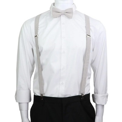 100% pamuk Elastične kožne naramenice Komplet leptir mašna Muškarci Žene Naramenice Podesive naramenice za vjenčanje Košulja Dodaci za odijelo Poklon