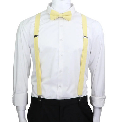 100% pamuk Elastične kožne naramenice Komplet leptir mašna Muškarci Žene Naramenice Podesive naramenice za vjenčanje Košulja Dodaci za odijelo Poklon