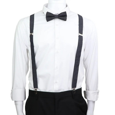 100% pamuk Elastične kožne naramenice Komplet leptir mašna Muškarci Žene Naramenice Podesive naramenice za vjenčanje Košulja Dodaci za odijelo Poklon