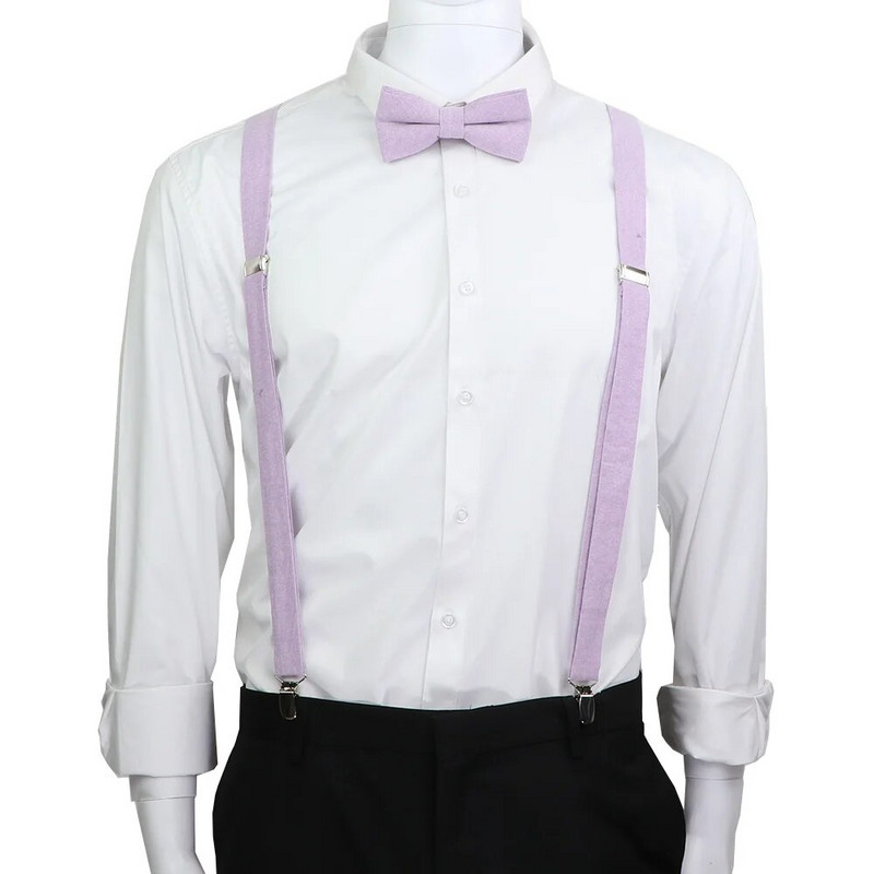 100% pamuk Elastične kožne naramenice Komplet leptir mašna Muškarci Žene Naramenice Podesive naramenice za vjenčanje Košulja Dodaci za odijelo Poklon