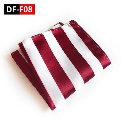 Férfi üzleti ruha Többszínű csíkos zsebtörölköző Divattervezés Minőségi robbanó modellek 25x25cm poliészter zsebtörölköző