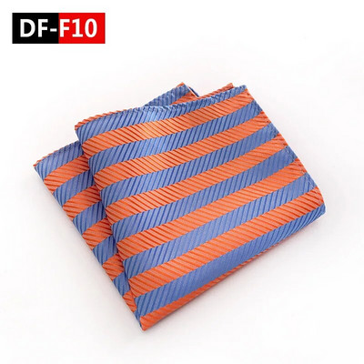 Férfi üzleti ruha Többszínű csíkos zsebtörölköző Divattervezés Minőségi robbanó modellek 25x25cm poliészter zsebtörölköző