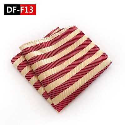 Férfi üzleti ruha Többszínű csíkos zsebtörölköző Divattervezés Minőségi robbanó modellek 25x25cm poliészter zsebtörölköző
