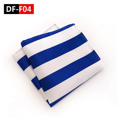 Férfi üzleti ruha Többszínű csíkos zsebtörölköző Divattervezés Minőségi robbanó modellek 25x25cm poliészter zsebtörölköző