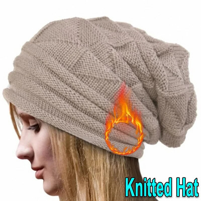Moterys, kuprinės, apleistos kepuraitės, žieminės megztos kepuraitės, kepuraitės, klasikinės, moteriškos, vilnos kepuraitės, ausų šildytuvas, beretės