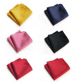 Novi džepni kvadratni rupčić Dodaci Paisley Jednobojni Vintage poslovno odijelo Rupčić Šal za grudi 25*25 cm