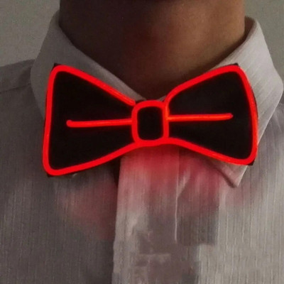 LED kopča za remen Potrepštine za cosplay Festivalski kostim Nastup za zabavu Viseće hlače Svjetleća leptir mašna Set tregera