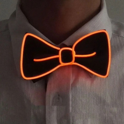 LED kopča za remen Potrepštine za cosplay Festivalski kostim Nastup za zabavu Viseće hlače Svjetleća leptir mašna Set tregera