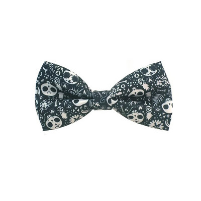 Új klasszikus csokornyakkendő férfiaknak férfi uniszex koponya fekete szmoking formális ruha pillangós csomó buli esküvői nyakkendő Cravat ajándék vadonatúj