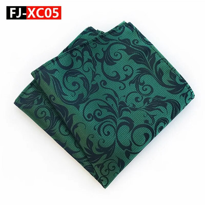 Luksusa ziedu lakatiņu šalles Vintage zīda poliestera Paisley ziedu Hankies vīriešu kabatas kvadrātveida kabatlakatiņi krūšu dvielis