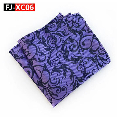 Luksusa ziedu lakatiņu šalles Vintage zīda poliestera Paisley ziedu Hankies vīriešu kabatas kvadrātveida kabatlakatiņi krūšu dvielis