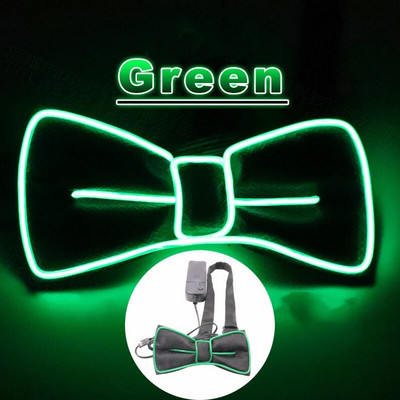 Gaismas vīriešu Led mirdzoši bikšturi tauriņa kaklasaite, iedegas mirgojoši bikšturi mūzikas festivālam ballīšu klubu aksesuāri