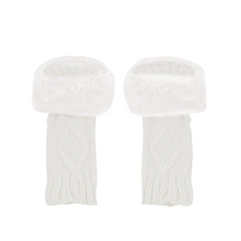 Дамски зимни топли плътни плетени топли ръкавици с вълна, подходящи за шофиране и ръкавици с ръкавици за жени, зимни с отопление за студено време