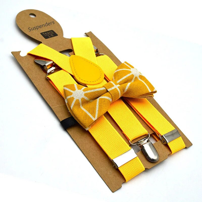 HUISHI fekete nadrágtartó gyerekeknek karácsonyi esküvői kiegészítők magas rugalmas pillangós csomós csokornyakkendő szett állítható lányoknak fiúknak