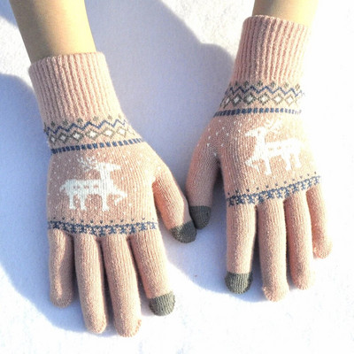 Rukavice Zimske debljine Tople rukavice od kašmira za žene Muškarci Pletene vunene rukavice s ekranom osjetljivim na dodir Modne rukavice za ruke za odrasle studente