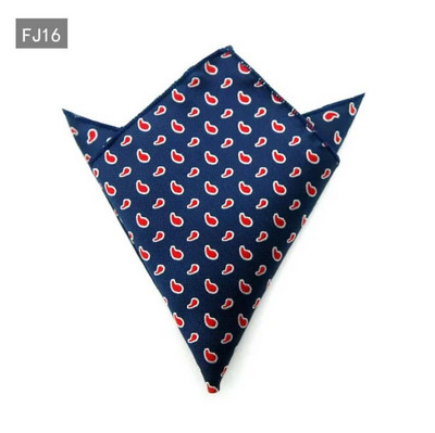 Visokokvalitetni svileni džepni rupčići Muški džepni rupčić s otisnutim poliesterskim rupčićem 23*23cm Za muškarce poklon za vjenčanje F0122