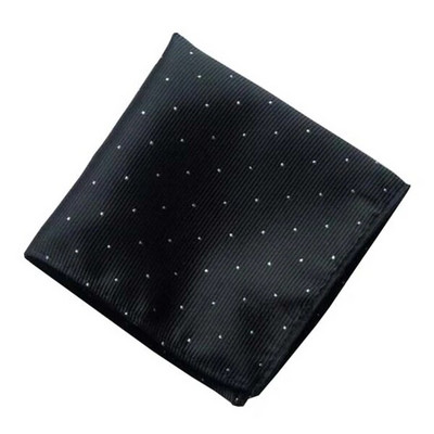 Ανδρικό μαντήλι 25cm*25cm Μαντήλια τσέπης τετράγωνο με κουκκίδα πολυεστέρα υψηλής ποιότητας μαντήλι δώρο γάμου για άνδρες F0124
