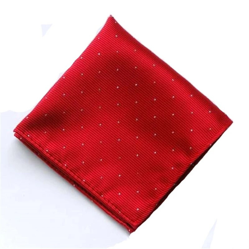 25cm*25cm muški rupčić džepni kvadratni rupčić točkasti uzorak poliester visokokvalitetni rupčić vjenčani dar za muškarce F0124