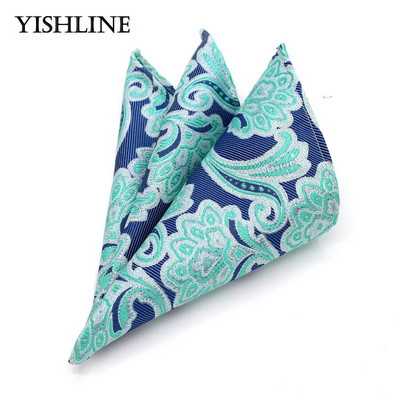 Luksuzni tvornički muški 25*25CM starinski cvjetni karirani svileni rupčić s džepnim kvadratom Muški modni ručnik na prsima za vjenčanje